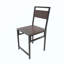 Ensemble de table de salle à manger industrielle avec 2 chaises, petite table de cuisine carrée avec support de rangement pour petit appartement