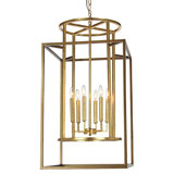Manhattan 6 - Light Lantern Geometric Chandelier