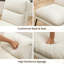 Ensemble de 2 tabourets à hauteur de comptoir Milos, ensemble de 2, blanc vanille