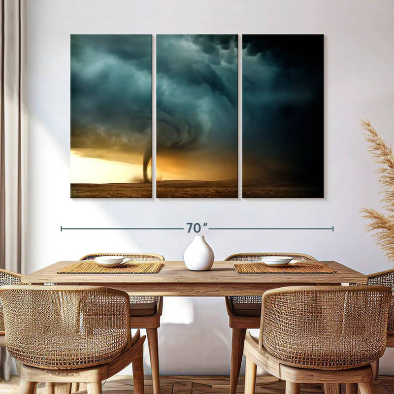 Tornade torsadée, H 20 po x l 33 po