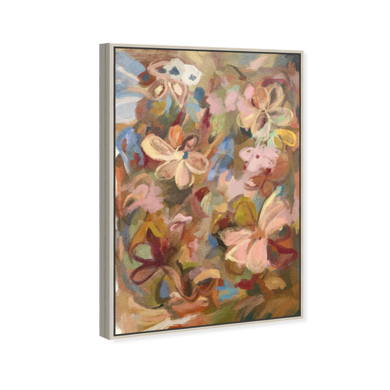 Moving Eden II Print by Oliver Gal, 31"H x 21"W, Silver Floater Frame