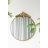 36" X 41" Large Round Wall Mirror With Gold Metal Frame