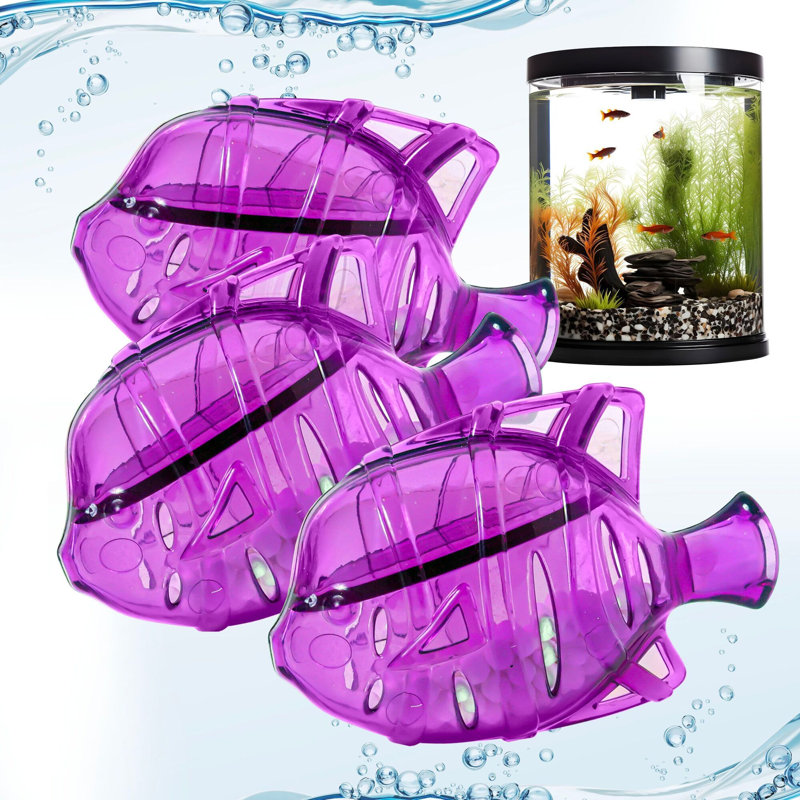 Clarificateur d'eau: 3 pièces - Clarence, mauve, Mauve