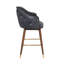 Tabouret de bar en velours 28 po Grieteke-1460992099