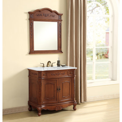 Lunette Single Bathroom Vanity Set