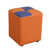 Similicuir orange / bleu est en rupture de stock