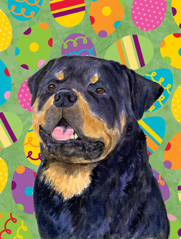 Drapeau de jardin Atara, Rottweiler