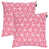 White/Pink Geometric