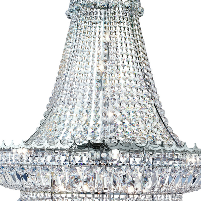 Brynn 19 - Light Empire Chandelier, Chrome