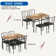 Dining Table Set For 4, Kitchen Table And Chairs Set For 4, Rectangular Kitchen Table Set