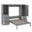 Queen-Size Murphy Wall Bed With Additional Wardrobe Space-1301141382