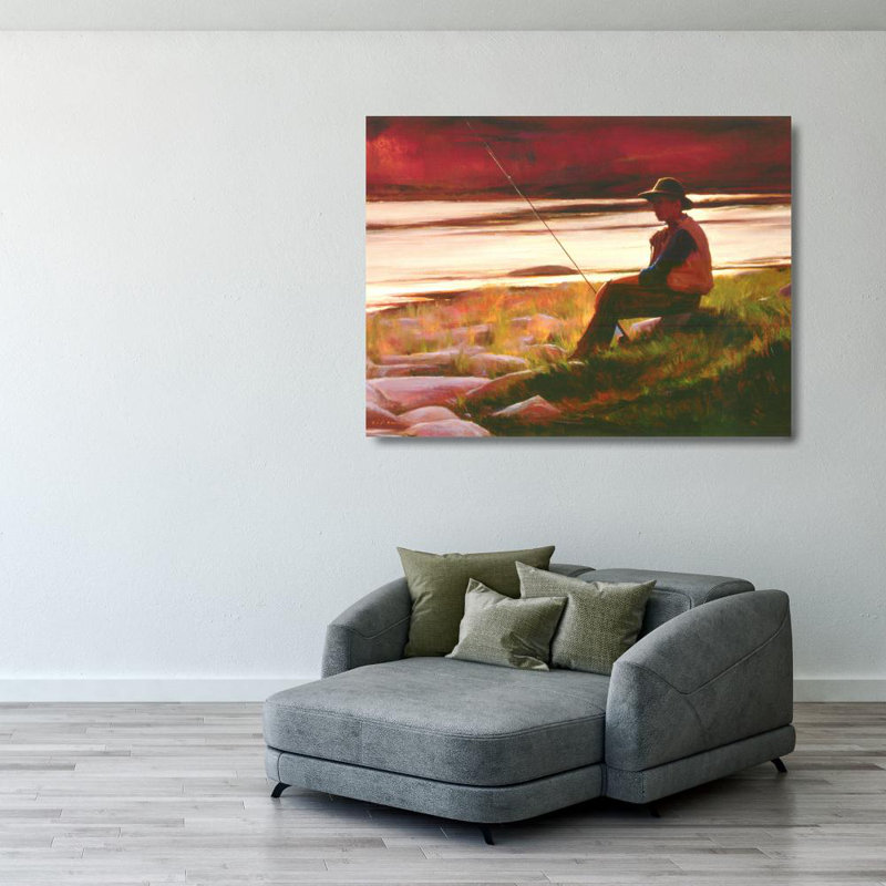 Scouting The Hatch, 28" H x 37" W