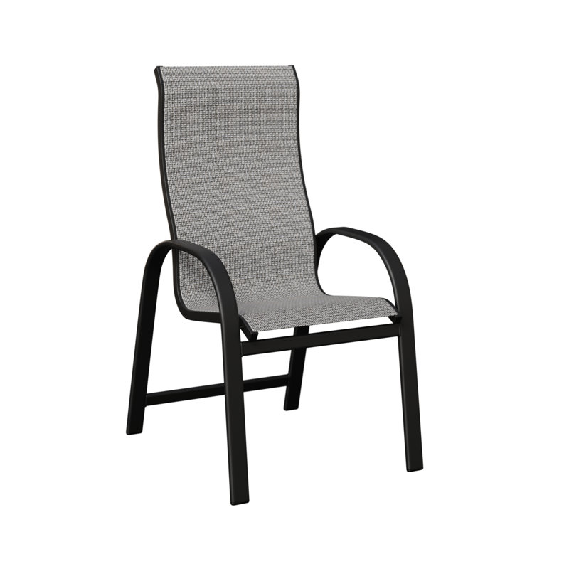 Chaise berçante à haut dossier berlinois Berlin Gardens, Corbeau Jazzy, Noir mat