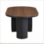 Table basse ovale en métal noir pour le salon, peu encombrante avec rangement et amp; Assemblage facile-1988232220-1988232221