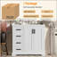 36" Modern Bathroom Vanity With Ceramic Sink, Soft-Close Door, Adjustable Shelf & 3 Drawers, Ample Storage, Elegant Design For Medium To Small Bathrooms