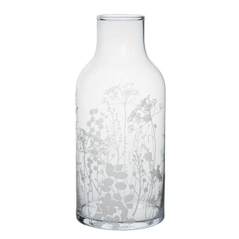 Handmade Glass Table Vase - Wildflowers