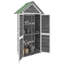 Cacapon 3 ft. W x 1 ft. D Solid Wood Overlap Apex Tool Shed-2025415733