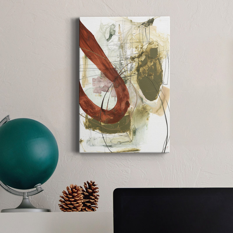 Rusted Loops I - Impression sur toile tendue, H 12 po x l 8 po x P 1 po