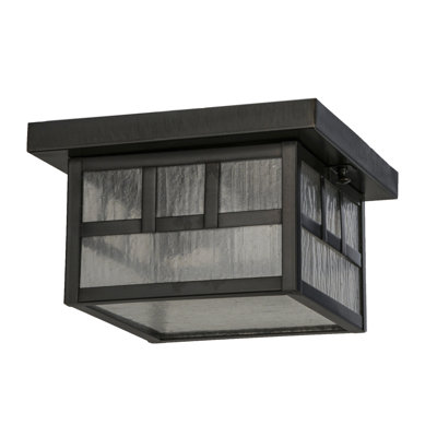 Plafonnier encastré carré 14 po à 1 lumières unique