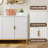 47.2"Fluted Sideboard with Storage Cabinet,Modern Kitchen Sideboard with Adjustable Shelves,Media Console Buffet Cabinet-620305787