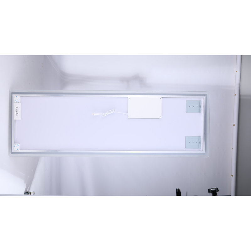 Miroir pleine longueur à DEL 65 po x 21 po - pour le salon, verre transparent, gradation 2 couleurs et gradation 65 po x 21 po, corrosion