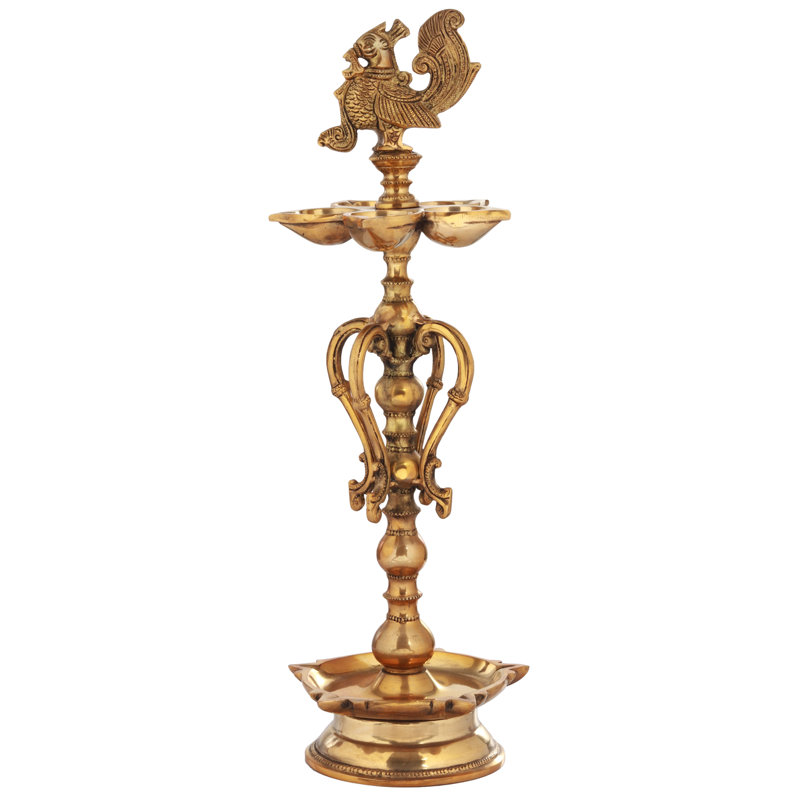 Metal Lamp Base Lamp, Polish Brass