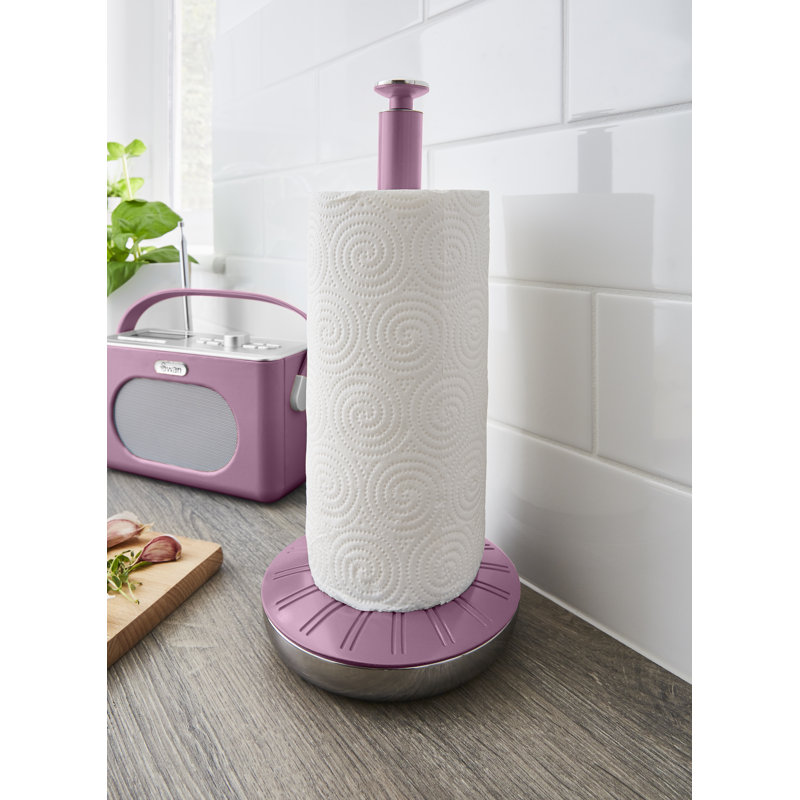 Swan Retro Towel Pole and Mug Tree, Pink