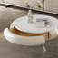 Table basse simple de style crème moderne