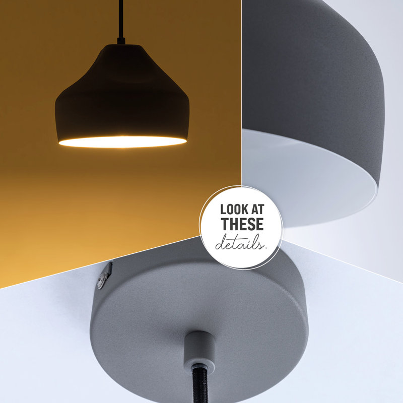Pollard 1 - Light Single Pendant, Grey/White