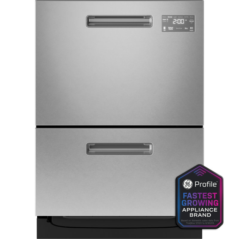 GE Profile Dishwasher Double Drawer