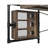 Versatile Weathered Oak Writing Desk With Efficient Storage Options