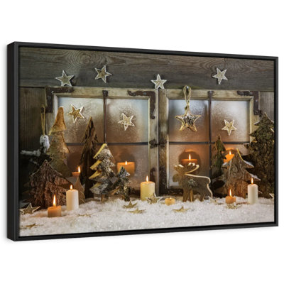 Christmas Window Canvas Print