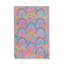 Tapis rose tissé à motif géométrique lavable Mosso-1240865432