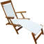 Narmada Outdoor Teak Chaise Lounge-595641220