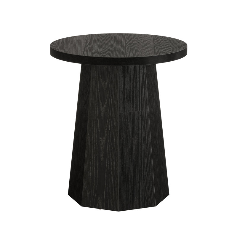 End Table Sofa Side Table Small Coffee Table, black