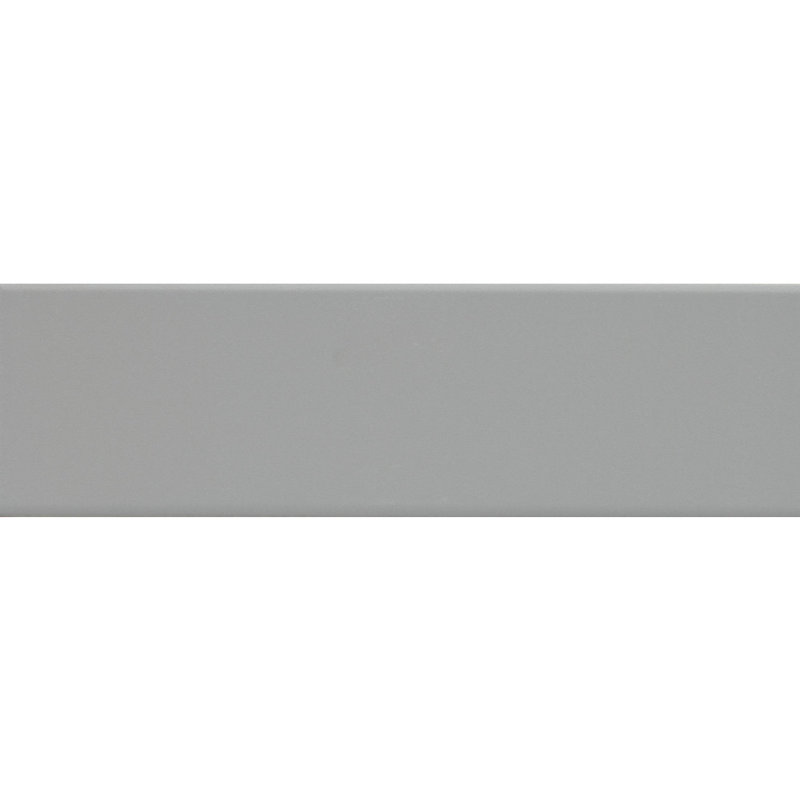 Euphoria™ 3" x 12" Beveled Ceramic Patterned Tile, Silver