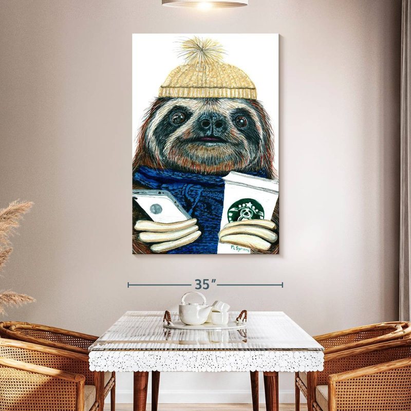 Brampt Urban Sloth, 51" H x 34" W