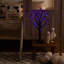 Arbre de Noël artificiel pré-éclairé avec 24 lumières DEL mauves-863714721