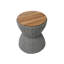 Table d'appoint d'extérieur 15,25 "Modern Coastal-124178218