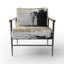 Fauteuil d'appoint rembourré horizontal-309074189