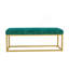 Banc de rangement pour hall d'entrée, banc avec structure en acier, cuir synthétique, salon, style Mid-Century moderne, charge 600 lb