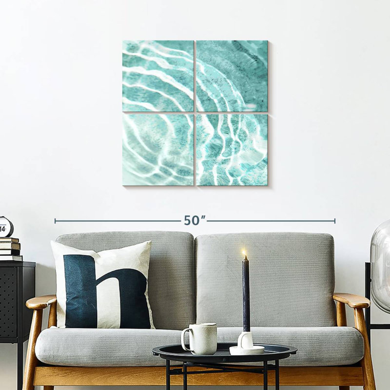 Gillard Aqua Ripple Reflection II, H 26 po x l 26 po