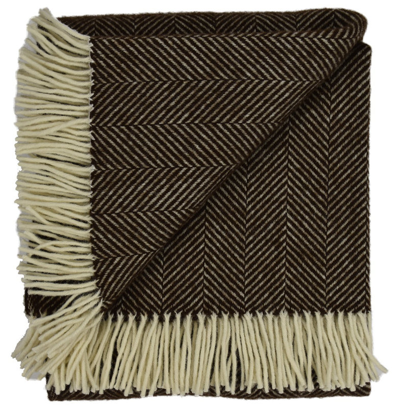 Hand Woven Throw Blanket, Vanilla Bean