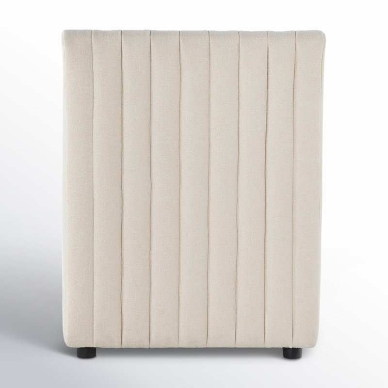 Grayson Upholstered Dining Chair, Capri Oatmeal Boucle