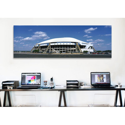 Panoramic Texas Stadium, reproduction de photo sur toile tendue