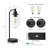  2-pack 16” 3cct Dimmable Cordless Table Lamp With St64 Edison Bulbs And Remote Control