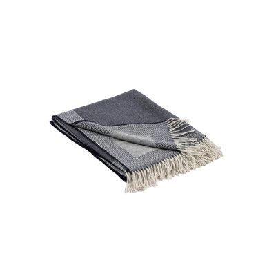 Fibre by Auskin Alpaca Wool Decorative Throw Modern Herringbone Design 71" L