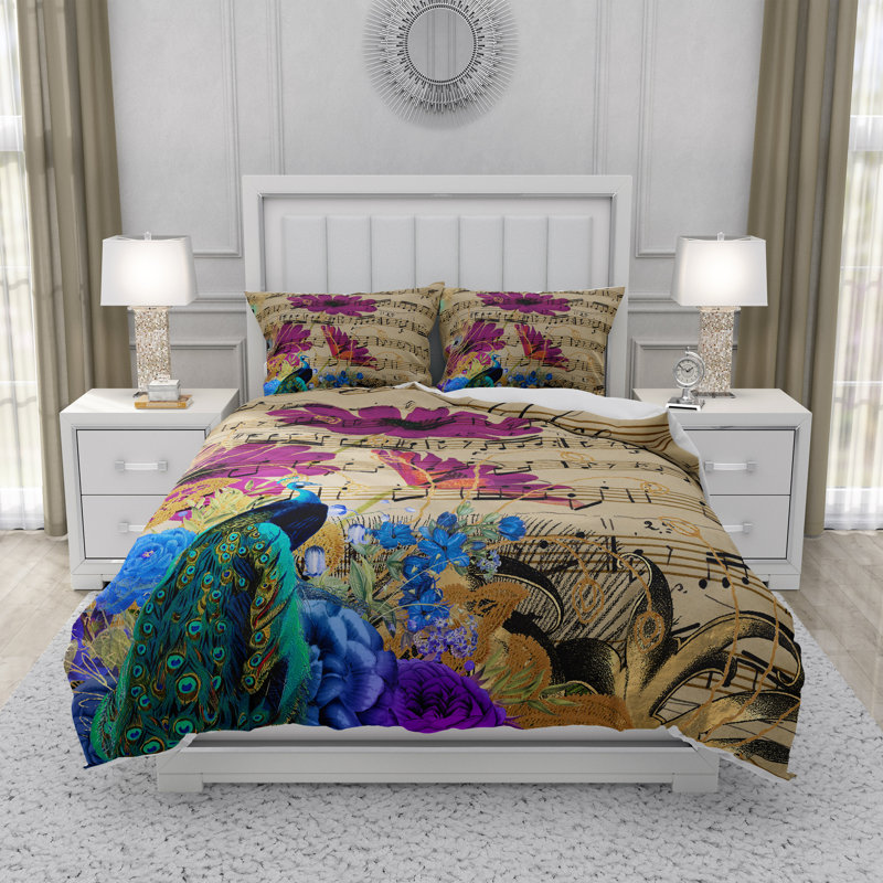 Abstract Duvet Cover, King Duvet Cover + 2 King Shams