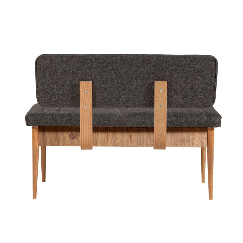 Banc rembourré Helle, Brown/Anthracite