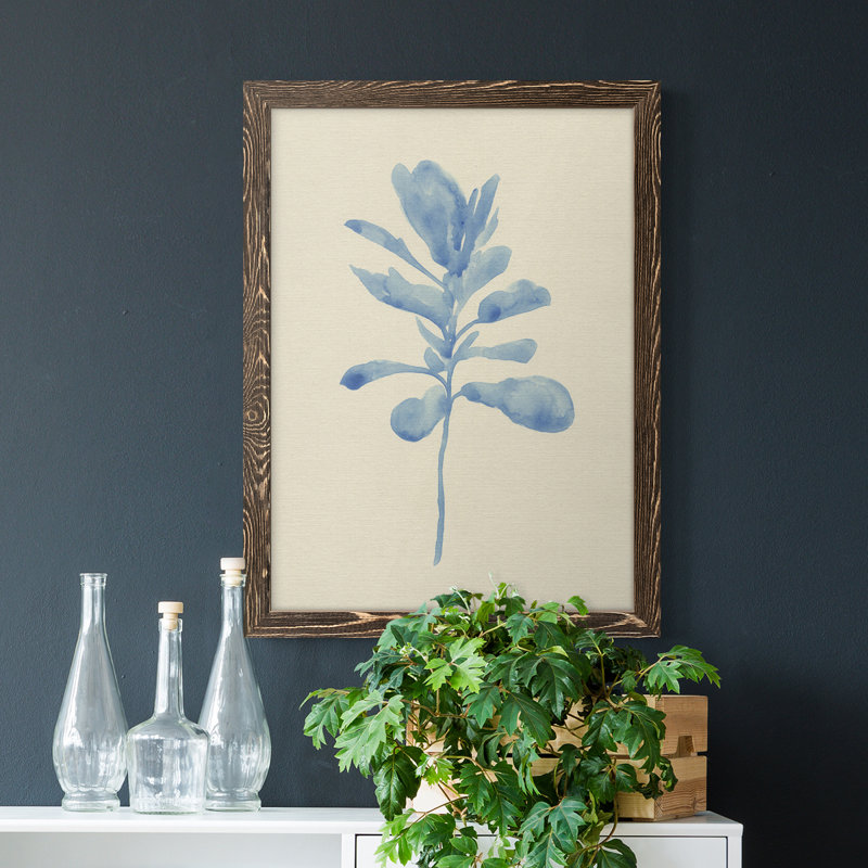 Toile encadrée de qualité supérieure Verditer Fig IV - prête à être accrochée, Noyer, H 44 po x l 31 po x P 1 po